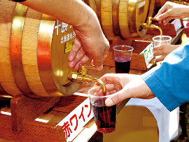 池田町秋のワイン祭り